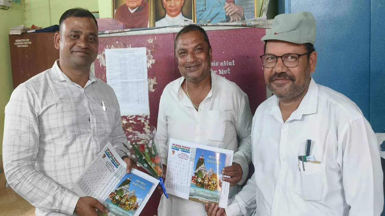  ୧୦ ହଜାର ବର୍ଷର କ୍ୟାଲେଣ୍ଡର: ଚର୍ଚ୍ଚାରେ ଡାବୁଗାଁ ଭୈରବ ଉଚ୍ଚ ମାଧ୍ୟମିକ ବିଦ୍ୟାଳୟର ଅଧ୍ୟକ୍ଷ