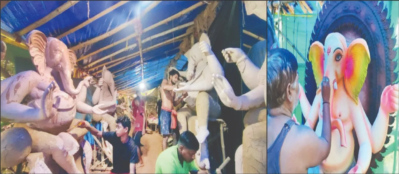  ପ୍ରସିଦ୍ଧ ଜଟଣୀ  ଗଣେଶ ପୂଜା: ବଦଳିଛି ଚେହେରା, କମିନି ଚମକ