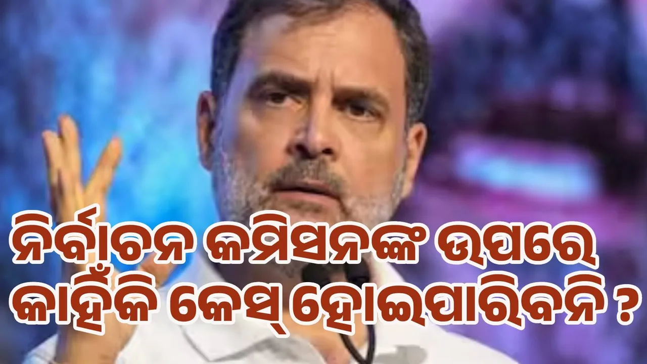  ନିର୍ବାଚନ କମିସନଙ୍କ ନାଁରେ କାହିଁକି ମାମଲା ରୁଜ୍ଜୁ ହୋଇପାରିବ ନାହିଁ ?