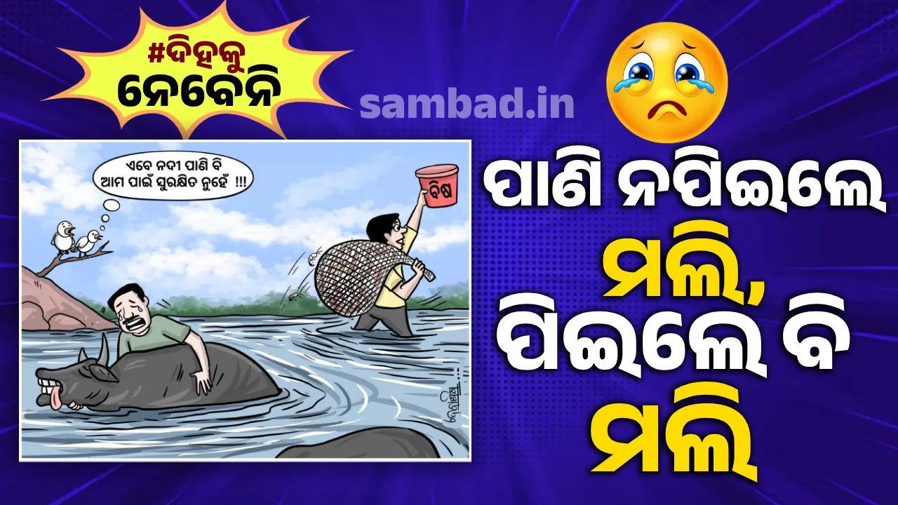  ଗାଡ଼ିଆ ପାଣିରେ ଅଳିଆ, ନଦୀ ପାଣି ପିଇ ମରିଆ... !
