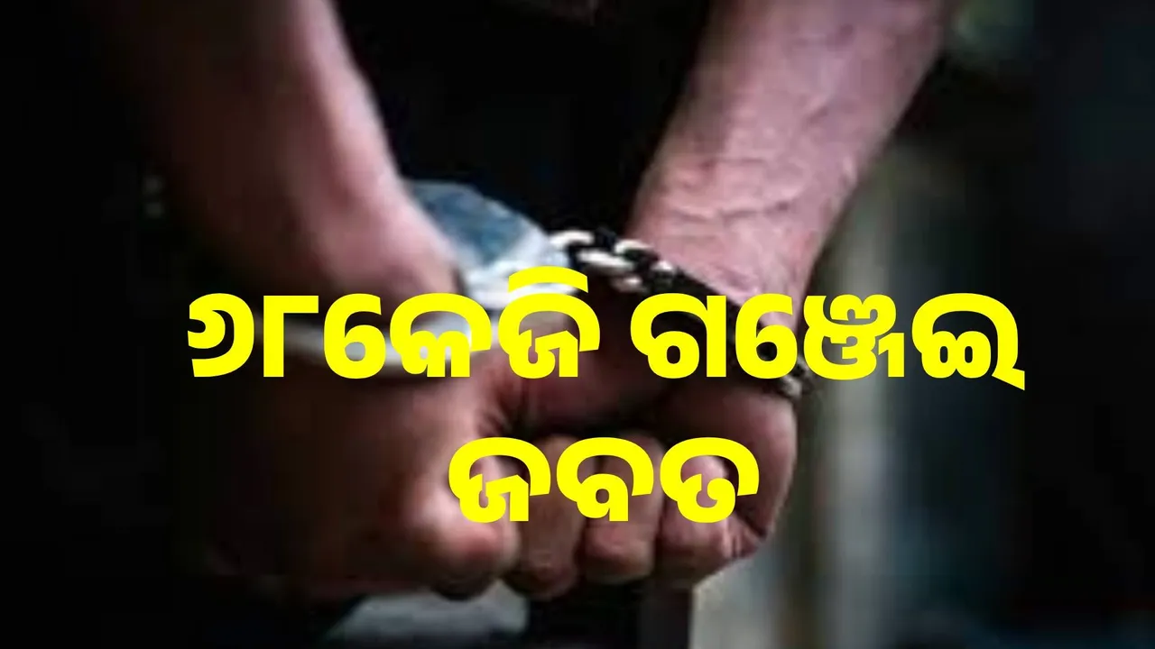  ଅବକାରୀ ପୁଲିସ  ଓ ଆରପିଏଫ ଦ୍ୱାରା ପୃଥକ ଘଟଣାରେ ୬୮କେଜି ଗଞ୍ଜେଇ ଜବତ, ୫ଜଣ ଗିରଫ