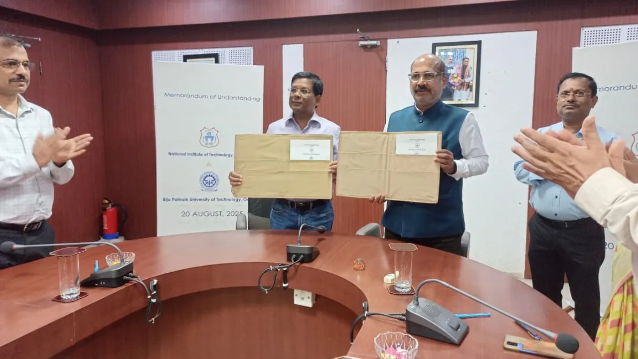  ଶୈକ୍ଷିକ ସହଯୋଗ ପାଇଁ ଏନ୍‌ଆଇଟି ୱାରାଙ୍ଗଲ ଓ ବିପିୟୁଟି ଚୁକ୍ତି