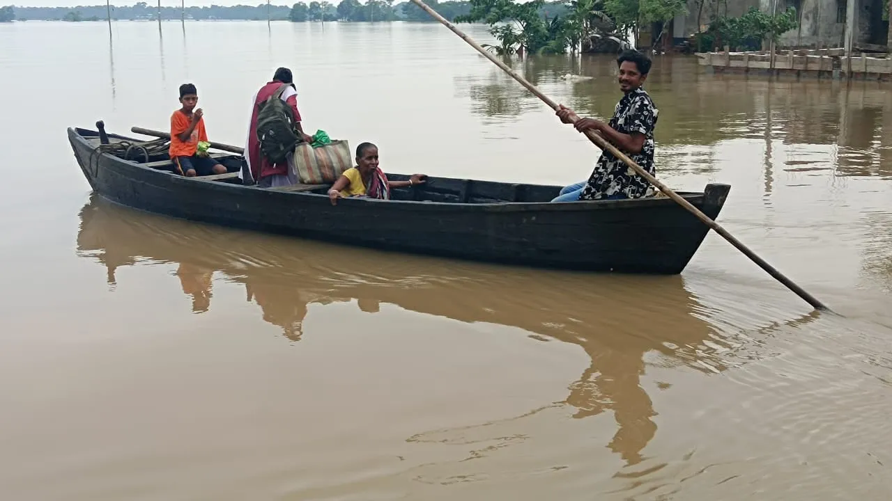  ସୁବର୍ଣ୍ଣରେଖା ବନ୍ୟାରେ ଭୋଗରାଇ ବ୍ଳକର ୬୪ ଗାଁ ପ୍ରଭାବିତ