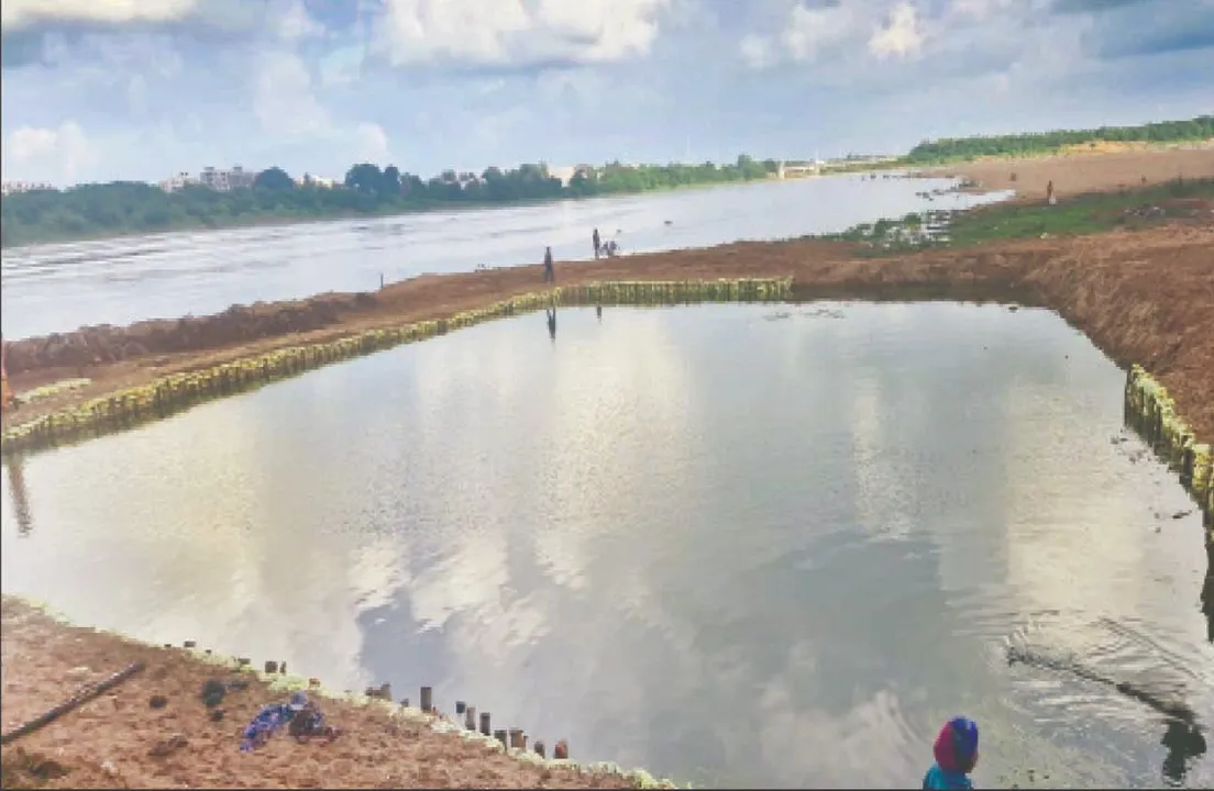  ମୂର୍ତ୍ତି ବିସର୍ଜନ ପାଇଁ ତିଆରି ହେଲା ୩ ଅସ୍ଥାୟୀ ପୋଖରୀ