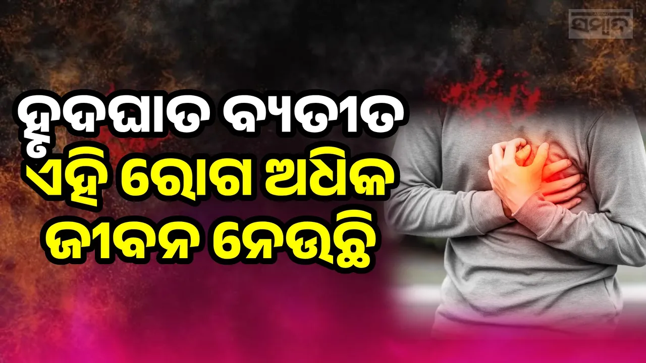  ହୃଦଘାତ ବ୍ୟତୀତ ଏହି ରୋଗଗୁଡ଼ିକ ଭାରତରେ ସର୍ବାଧିକ ଜୀବନ ନେଉଛି