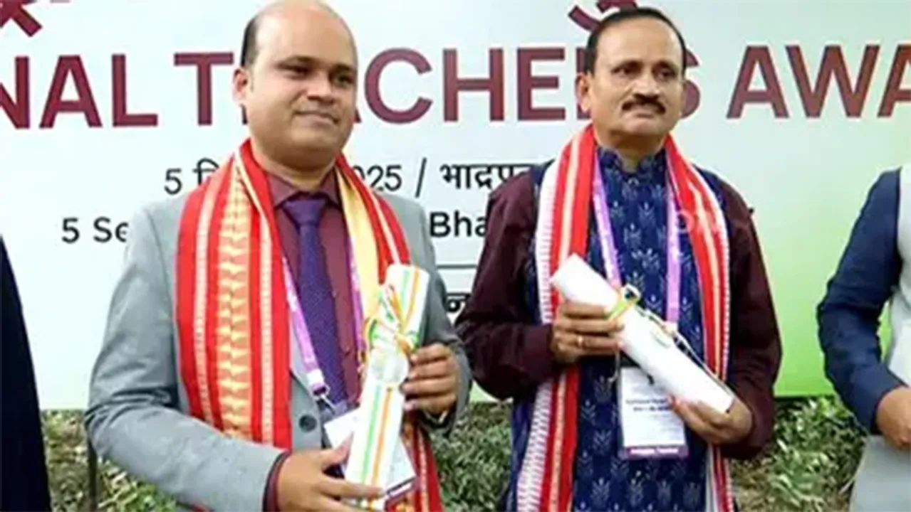  ଓଡ଼ିଶାର ଦୁଇ ଶିକ୍ଷକ ପାଇଲେ ଜାତୀୟ ପୁରସ୍କାର