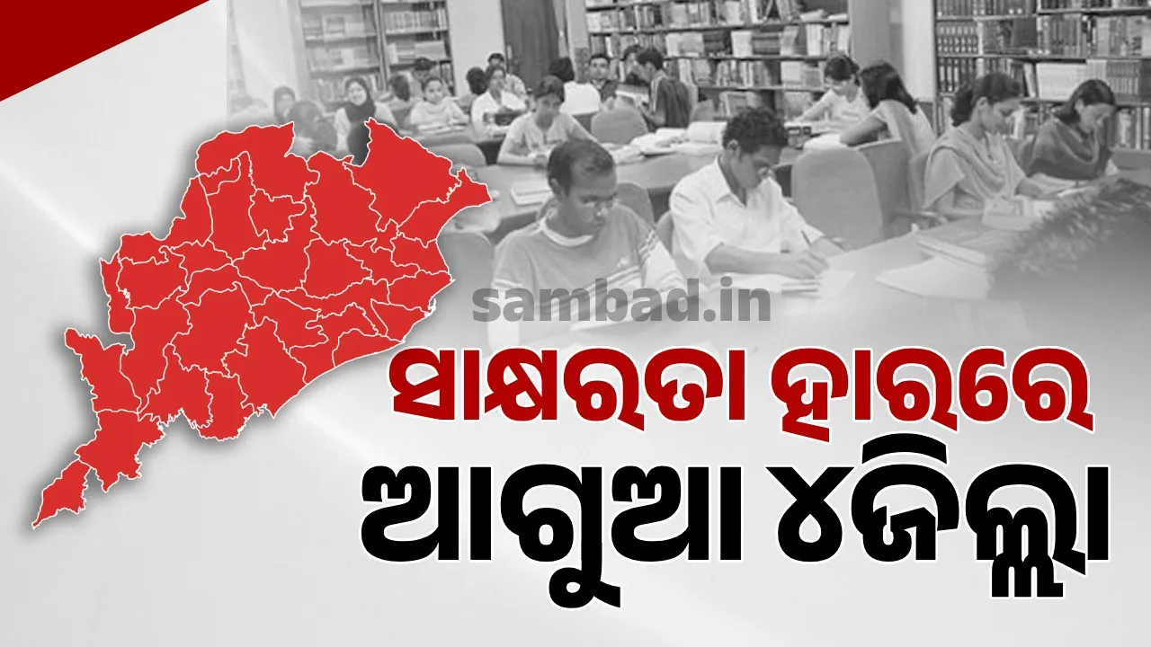  ଆଜି ଆନ୍ତର୍ଜାତିକ ସାକ୍ଷରତା ଦିବସ; ସାକ୍ଷରତା ହାରରେ ଆଗୁଆ ଖୋର୍ଦ୍ଧା ପଛେଇ ରହିଛି ରାୟଗଡ଼ା