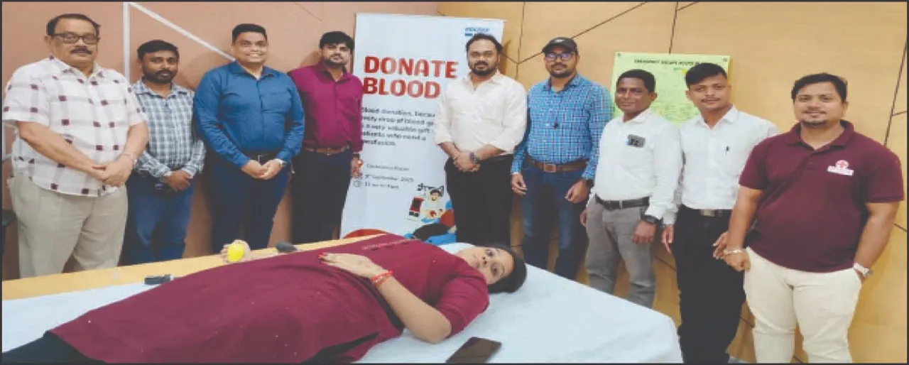  ଭୋଲ୍‌ଟାସ୍‌ରେ ରକ୍ତଦାନ ଶିବିର