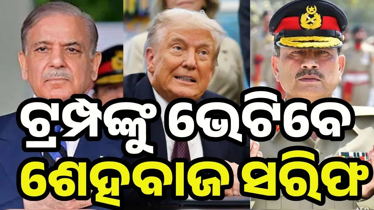  ଟ୍ରମ୍ପଙ୍କୁ ଭେଟିବେ ପାକିସ୍ତାନ ପ୍ରଧାନମନ୍ତ୍ରୀ ଶେହବାଜ ସରିଫ