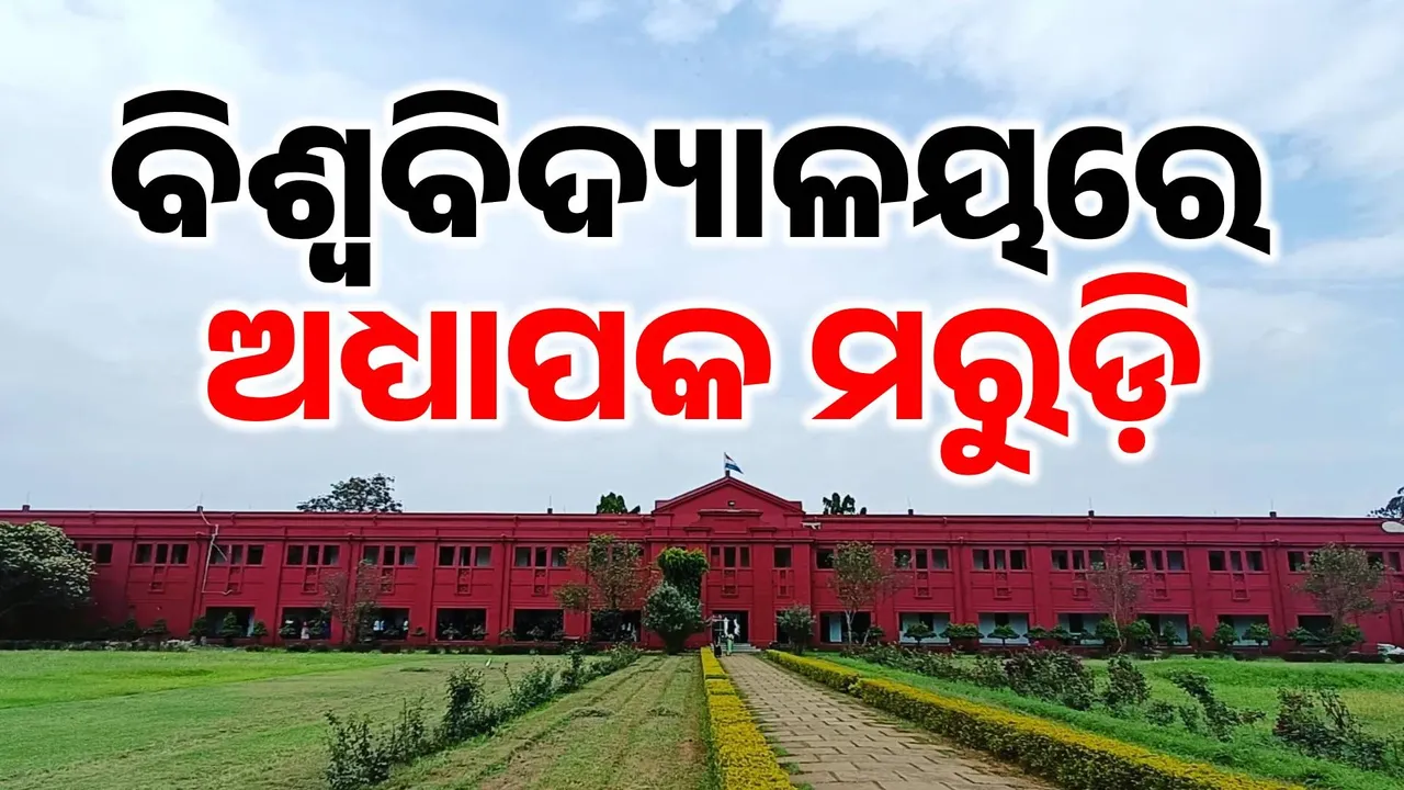  ଅଧ୍ୟାପକ ମରୁଡ଼ି: ୧୭ ବିଶ୍ବବିଦ୍ୟାଳୟରେ ୧୪୦୪ ପଦବୀ ଖାଲି… ରେଭେନ୍ସାରେ ସର୍ବାଧିକ