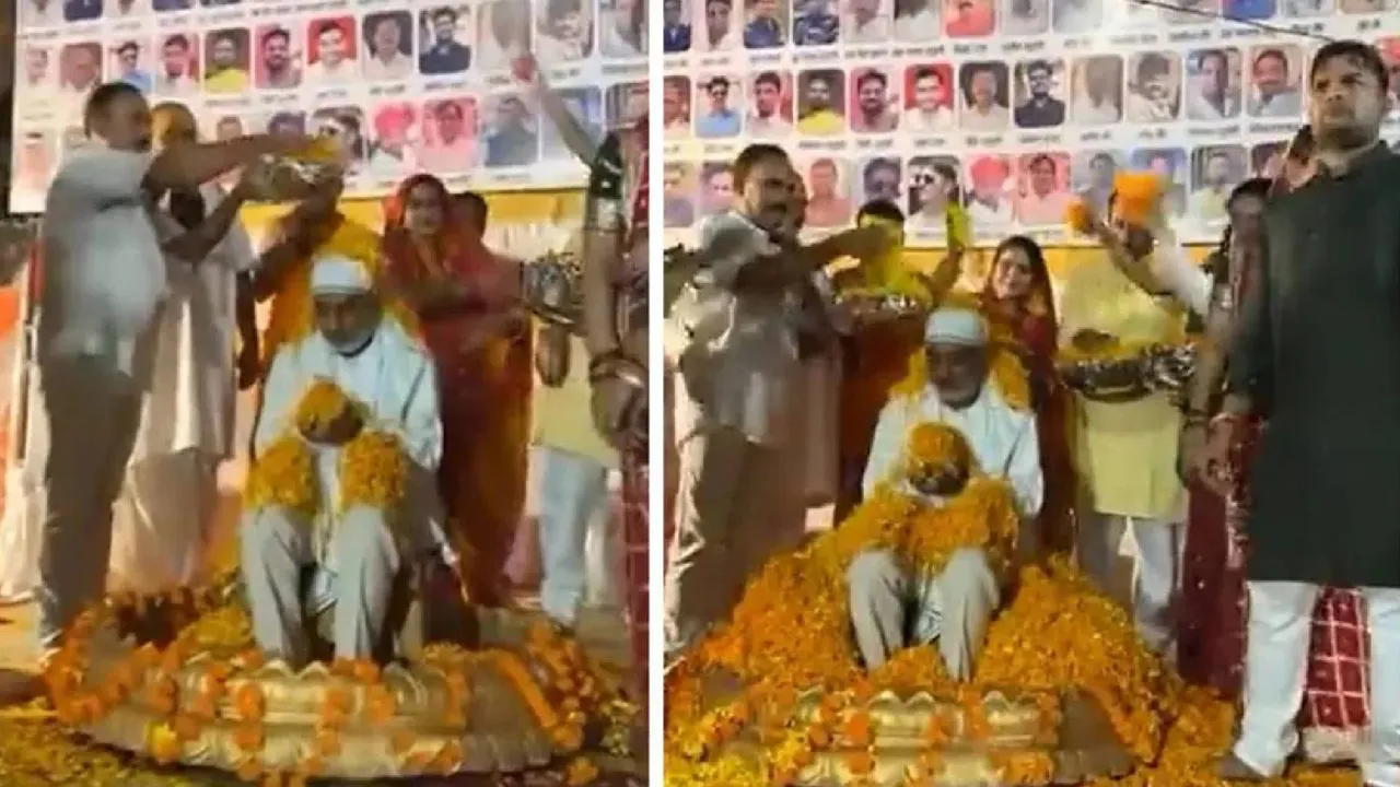  ଫୁଲରେ ଅଭିଷେକ ପରେ ଟ୍ରୋଲ ହେଲେ ବିଜେପି ସାଂସଦ
