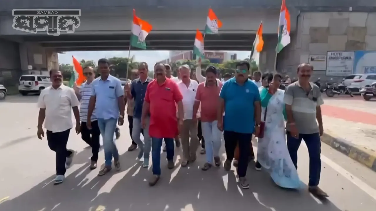  Suppression of the ideology of peace and non-violence continues: Congress' march on Gandhi Jayanti 