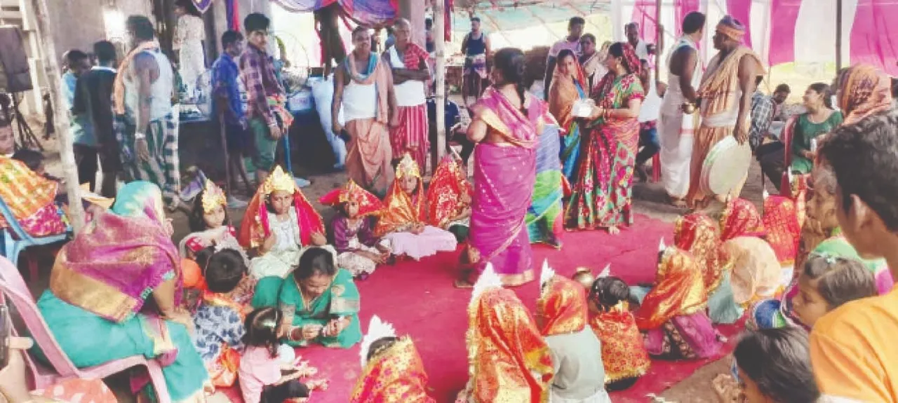 ଚେମେଡ଼େେଈଙ୍କ ପୀଠରେ ନବକୁମାରୀ ପୂଜା