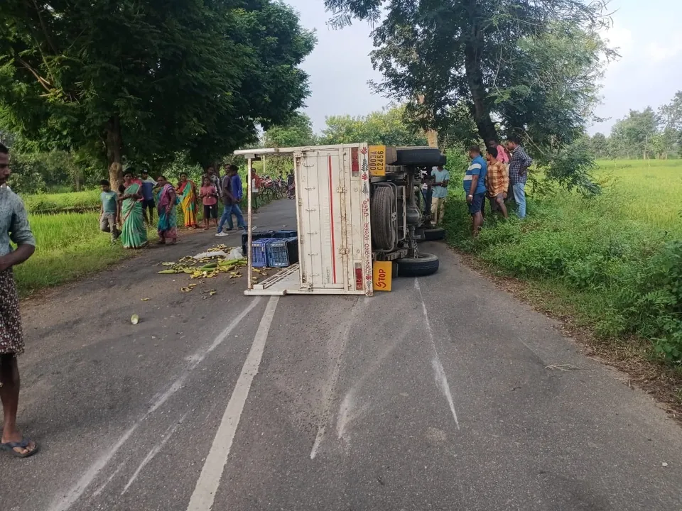  ବାଇକ୍ ଓ ପିକ୍ଅପ୍ ମଧ୍ୟରେ ମୁହାଁମୁହିଁ ଧକ୍କା, ବାଇକ୍ ଚାଳକ ମୃତ
