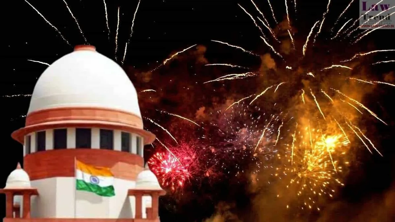  ଦୀପାବଳିକୁ ନେଇ ସୁପ୍ରିମକୋର୍ଟଙ୍କ ବଡ ରାୟ: ଦିଲ୍ଲୀ-ଏନସିଆରରେ ବିକ୍ରି ହୋଇପାରିବ ବାଣ