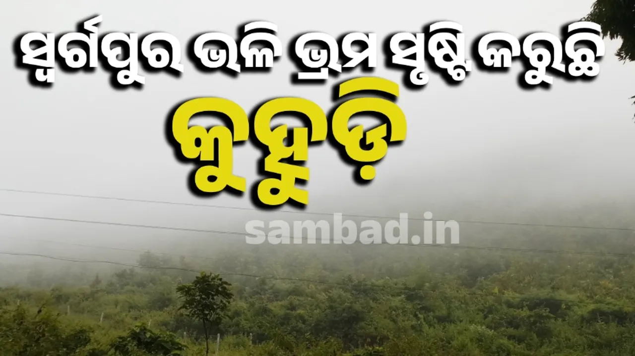  ଅନୁଭୂତ ହେଲା ଶୀତ; କୁହୁଡ଼ି ଯୋଗୁଁ ପର୍ବତ-ଜଙ୍ଗଲର ବଢୁଛି ସୌନ୍ଦର୍ଯ୍ୟ