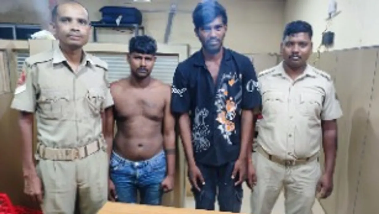  Two accuse arrested in connection with attack to teacher. Photograph: (sambad.in) 