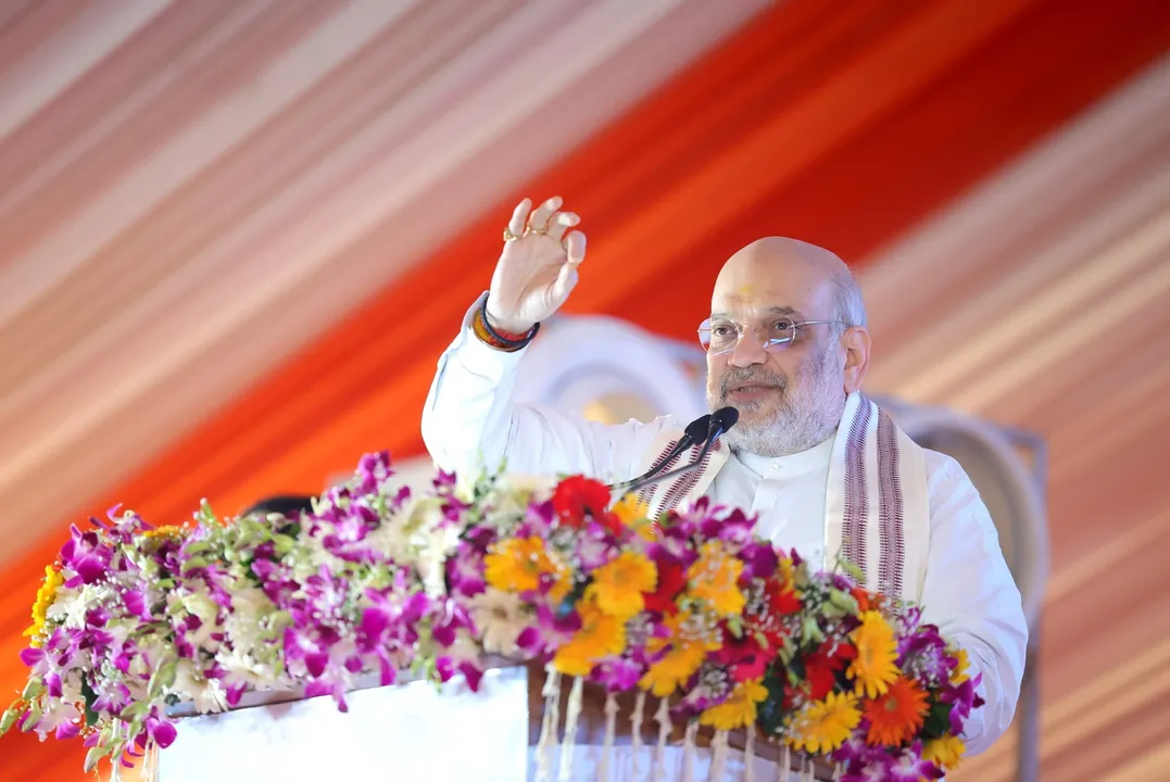  amit shah give reaction about cm candidate Photograph: (Twitter: @AmitShah) 