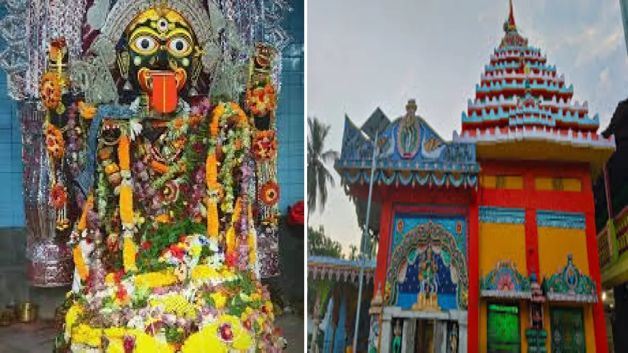  Dakhina Kali Puja in tantra pitha Biragobindapur: Worship of Maa Dakhina Kali will be performed in Maha Bhairavi attire Photograph: (sambad.in) 