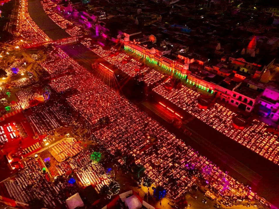  Deepotsav in Ayodhya Photograph: (Twitter) 
