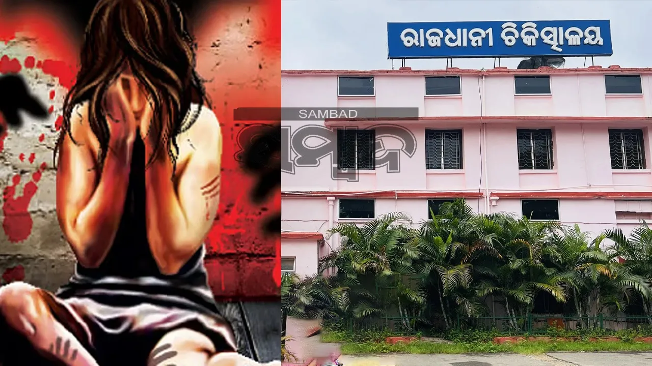  Member of Women's Commission meet rape victim in hospital. Photograph: (sambad.in) 