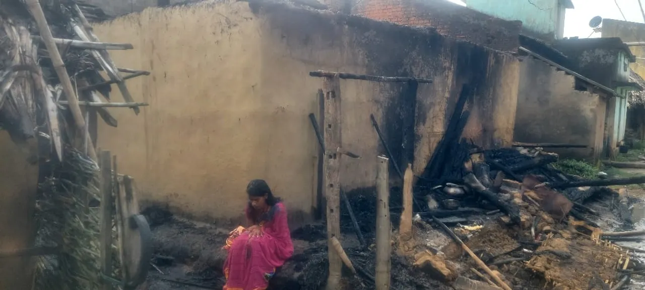  parjang fire Photograph: (Sambad.in) 