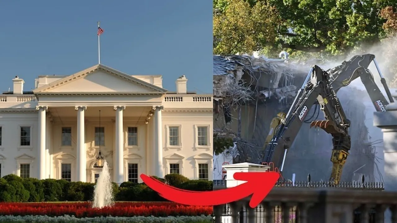  Bulldozer at whitehouse (ndtv.in) 
