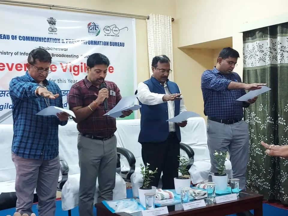  CBC & PIB Bhubaneswar Organize a Workshop on Wednesday. Photograph: (sambad.in) 