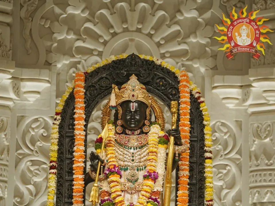  Ramlala Temple ayodhya Photograph: (@ShriRamTeerth) 