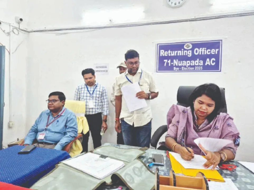  ନୂଆପଡ଼ା ଉପନିର୍ବାଚନ ପ୍ରାର୍ଥିପତ୍ର ଯାଞ୍ଚ ଶେଷ, ୫ ଜଣଙ୍କର ନାକଚ