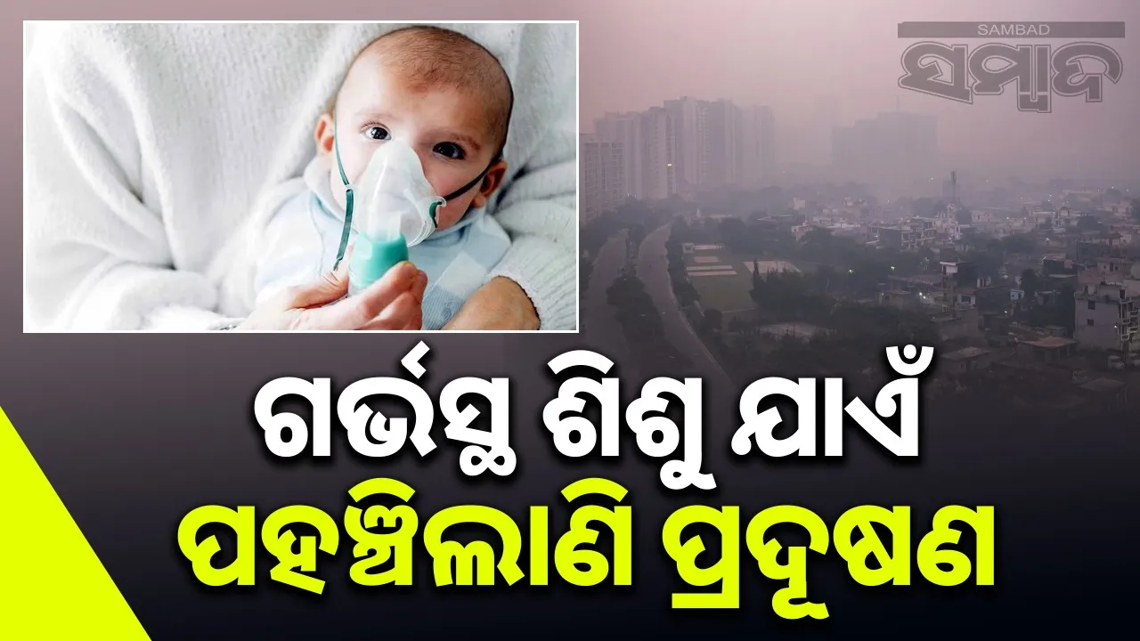  air pollution begins mothers womb Photograph: ((sambad.in)) 