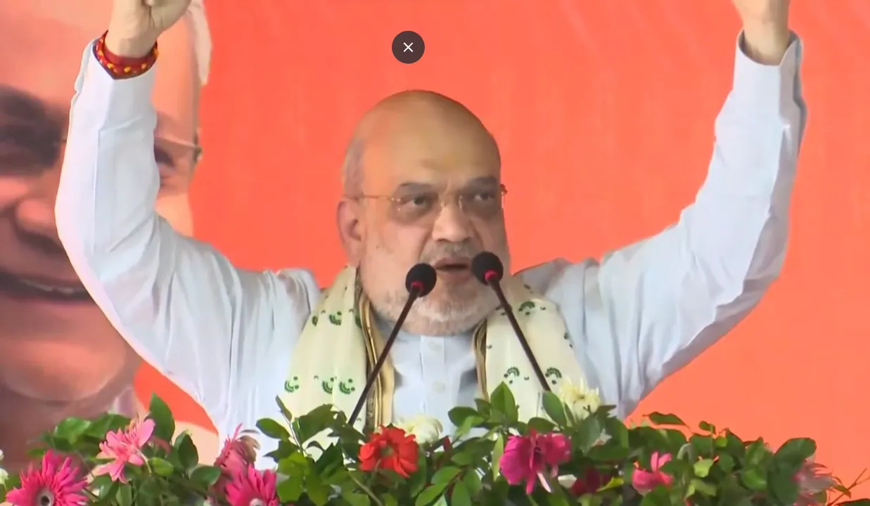  Amit Shah at Siwan Rally Photograph: (credit : @AmitShah) 