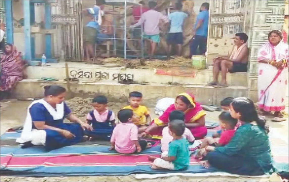  ଗାଁ ଦାଣ୍ଡରେ ଅଙ୍ଗନବାଡ଼ି: ଗୃହ ନିର୍ମାଣ ପାଇଁ ଗ୍ରାମବାସୀଙ୍କ ଦାବି