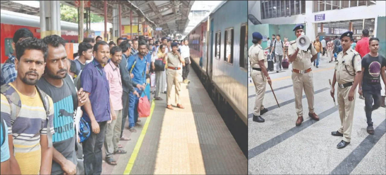  hubaneswar railway station: ଭୁବନେଶ୍ବର ରେଳ ଷ୍ଟେସନରେ ଅସମ୍ଭାଳ ଭିଡ଼: ଦିନକୁ ଲକ୍ଷେ ଯାତ୍ରୀ