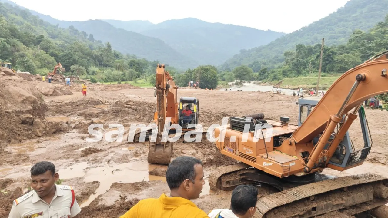  Landslides in Gajapati in first week of this month. (File photo) 