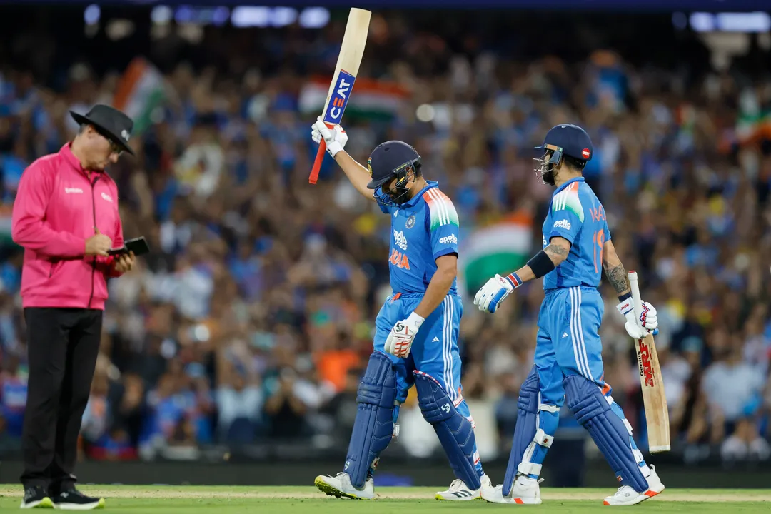  Rohit hits century in 3rd ODI Photograph: (credit : bcci) 
