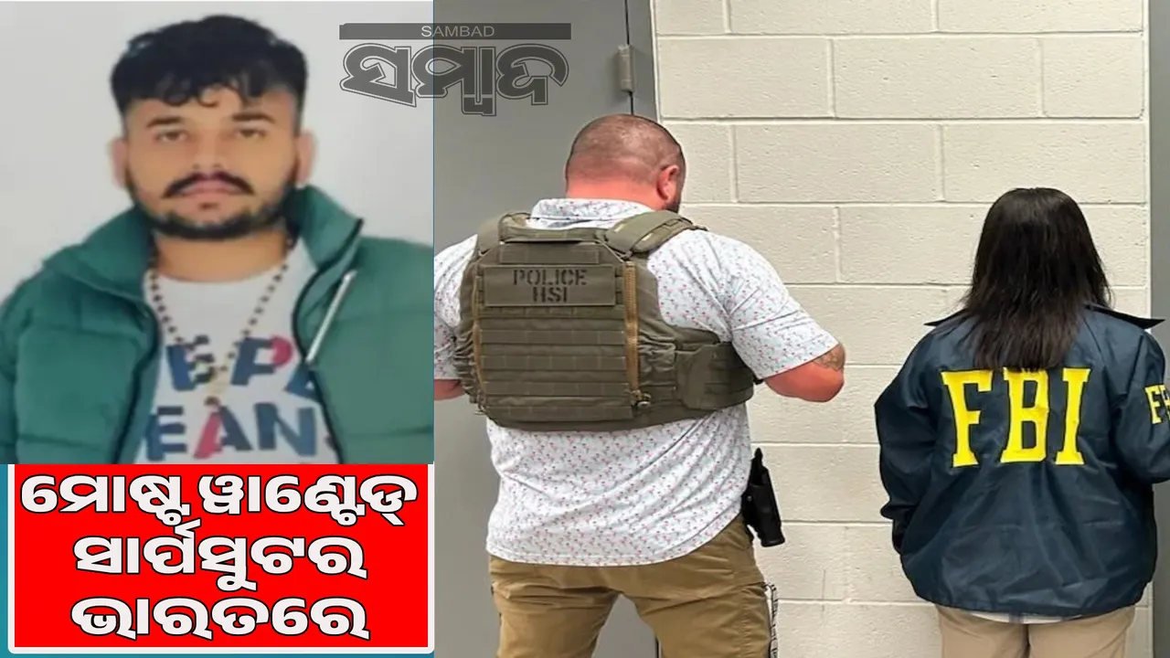  Most wanted gangster lakhvinder reached India: Lawrence Bishnoi Gangster's most wanted sarpsuter Lakhvinder reached India Photograph: (sambad.in) 