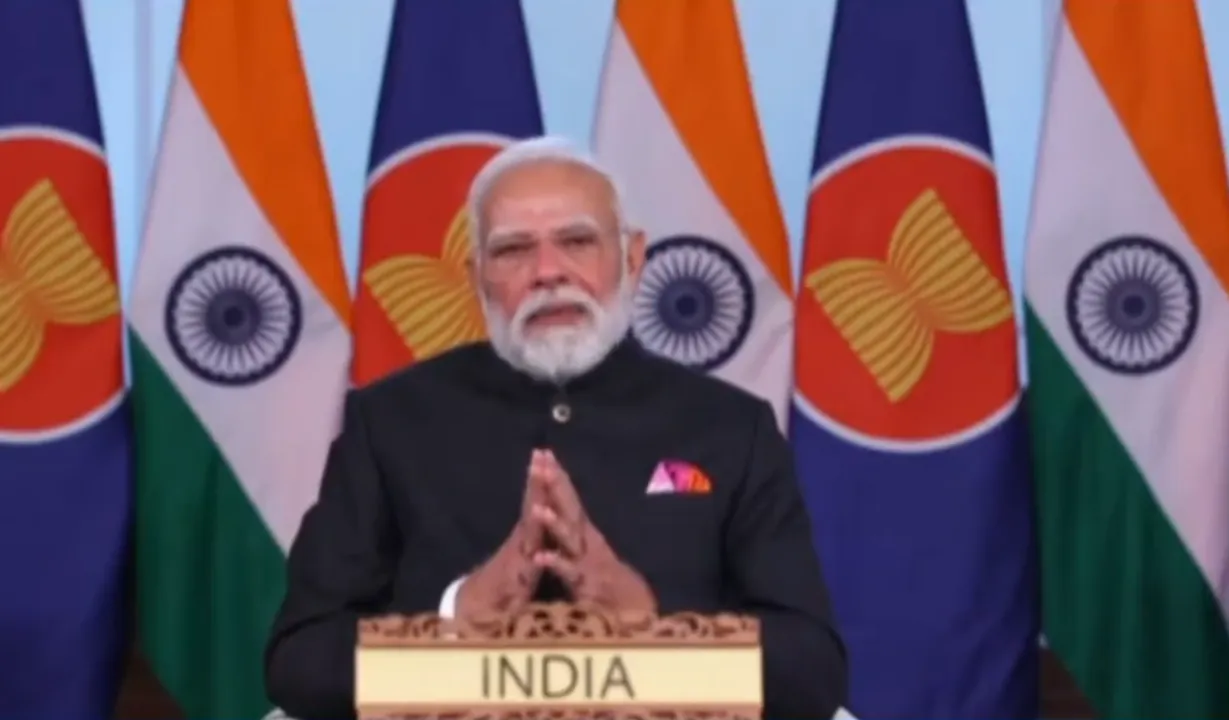  PM addressing at ASIAN Summit 