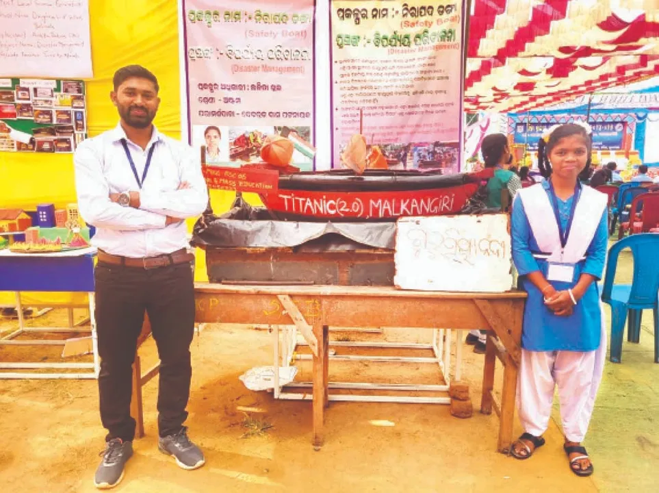  ଜାତୀୟସ୍ତରରେ ଚମକିବ ପଲ୍ଲୀର ପ୍ରକଳ୍ପ ବୋଟ୍‌ ଦୁର୍ଘଟଣା ରୋକିବ ଟାଇଟେନିକ୍‌ ୨.୦