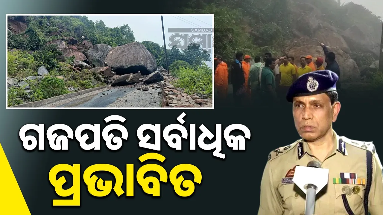  Fire DG Sudhansu Sarangi says Gajapati most effected district for cyclone. Photograph: (sambad.in) 