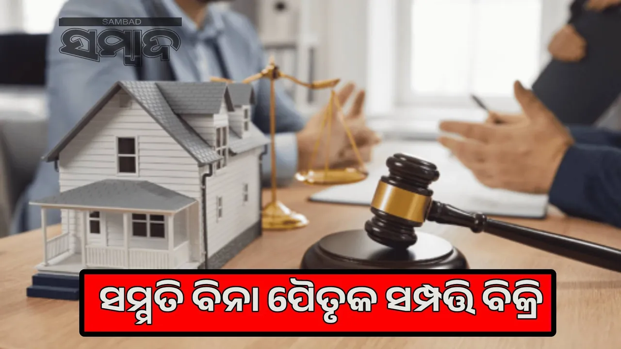  Can ancestral property be sold without the consent of the heirs? What does the law say? Photograph: (sambad.in) 