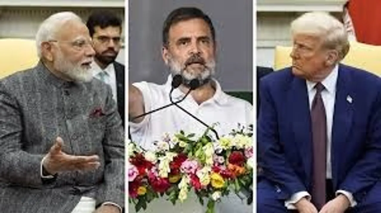  rahul-gandhi-says-donald-trump-insults-pm-modi Photograph: (@times of india) 