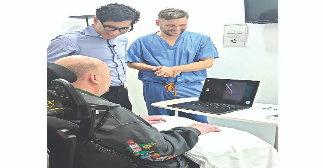  ଭାବନା ସାହାଯ୍ୟରେ କମ୍ପ୍ୟୁଟର ଚଳାଉଛନ୍ତି ପକ୍ଷାଘାତ ରୋଗୀ