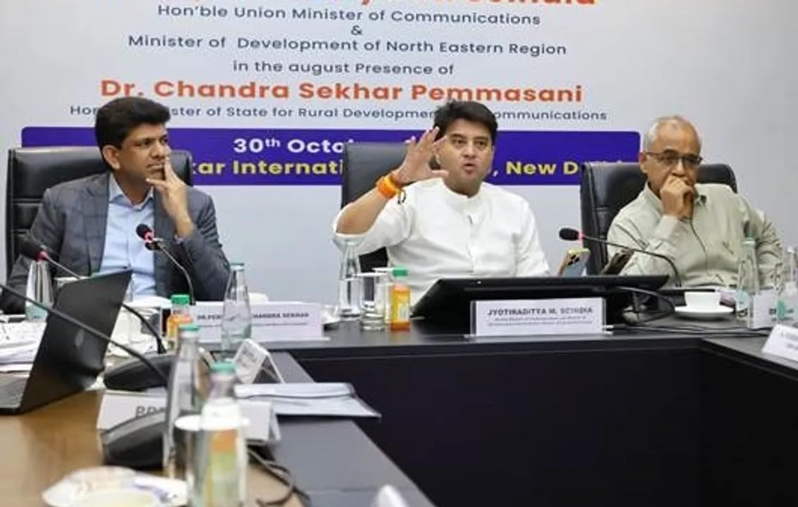  Jyotiraditya Scindia Charts Roadmap for BSNL’s Continued Profitability and Growth Photograph: (sambad.in) 