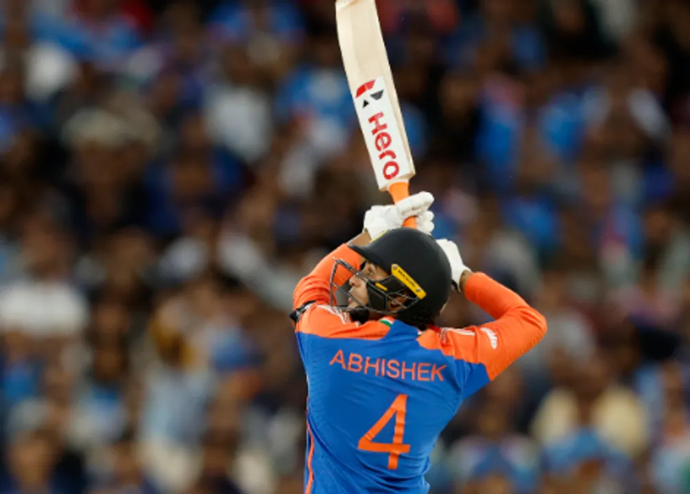  Abhishek sharma hits half century 