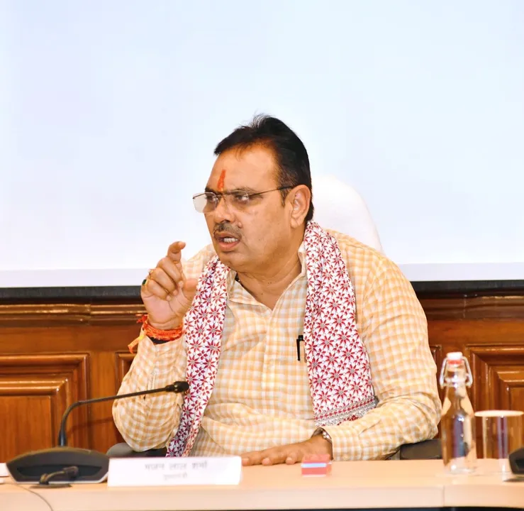  Rajastan CM Bhajan lal sharma Photograph: (@RajCMO) 