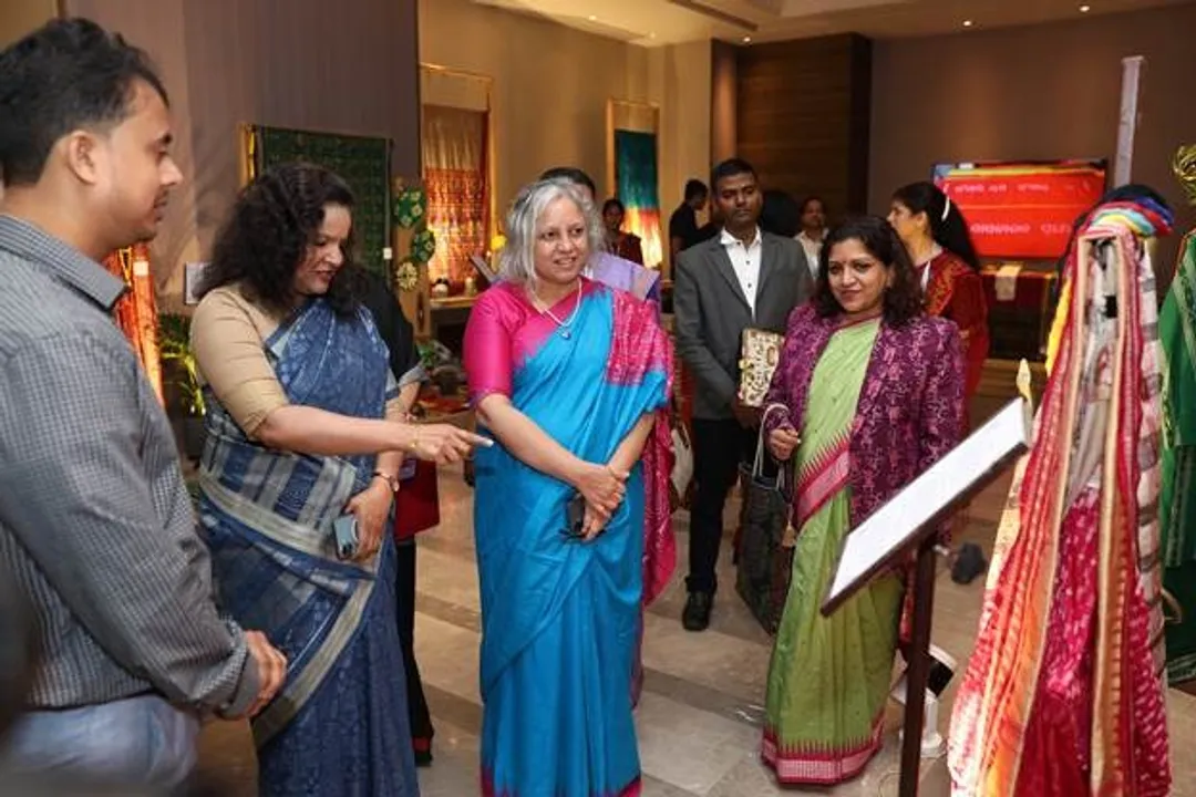  National Conference on Handlooms & Handicrafts 2025 concludes at Bhubaneswar on Saturday. Photograph: (sambad.in) 