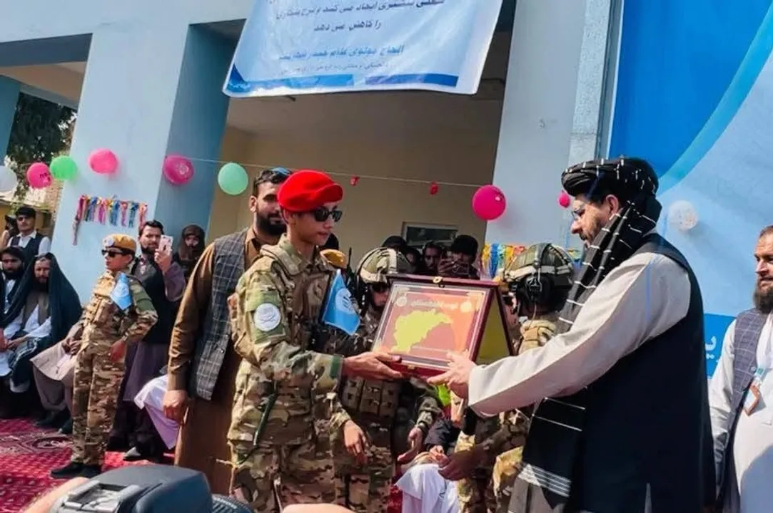  Taliban shows greater Afghan Map 