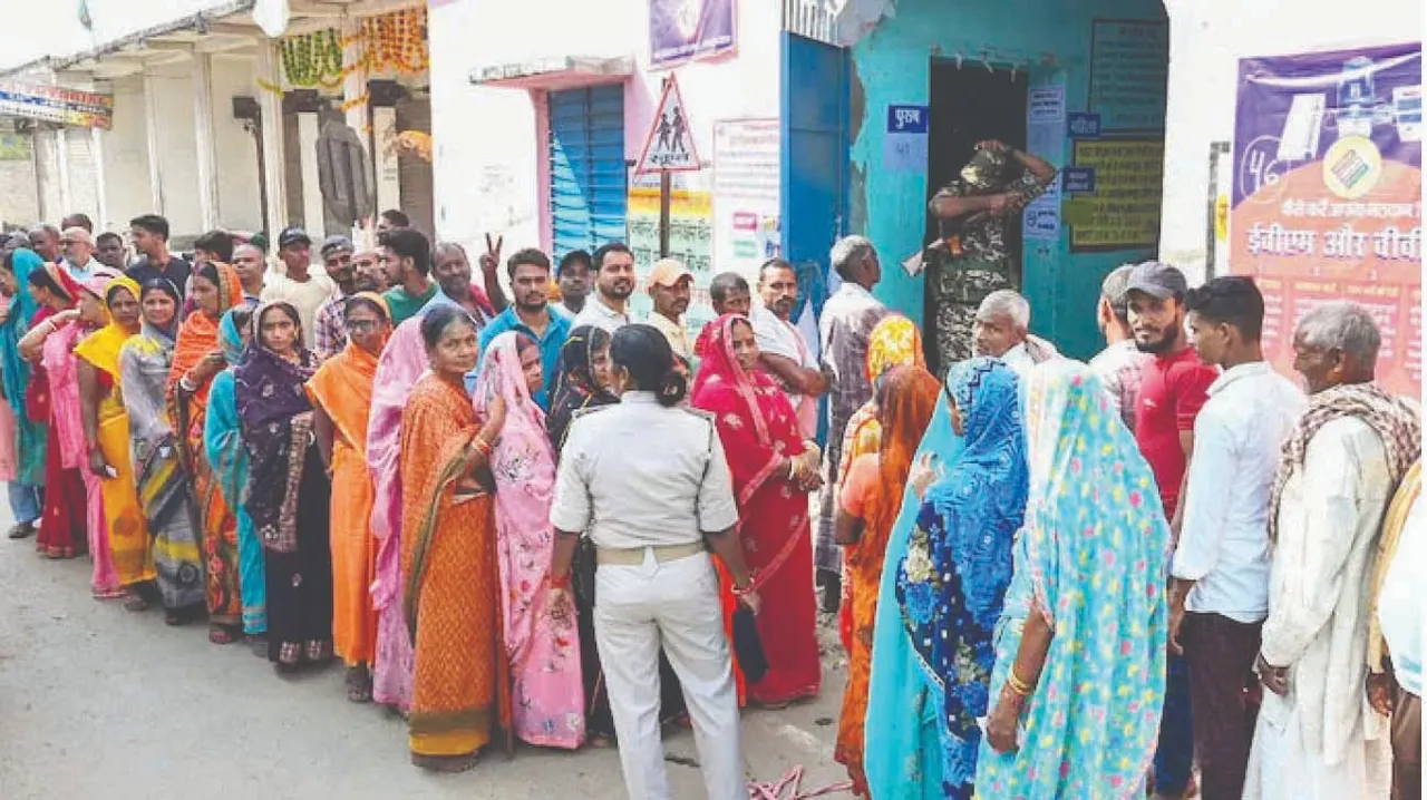 64% voter turnout: ବିହାର ନିର୍ବାଚନ ପ୍ରଥମ ପର୍ଯ୍ୟାୟରେ ୬୪% ମତଦାନ