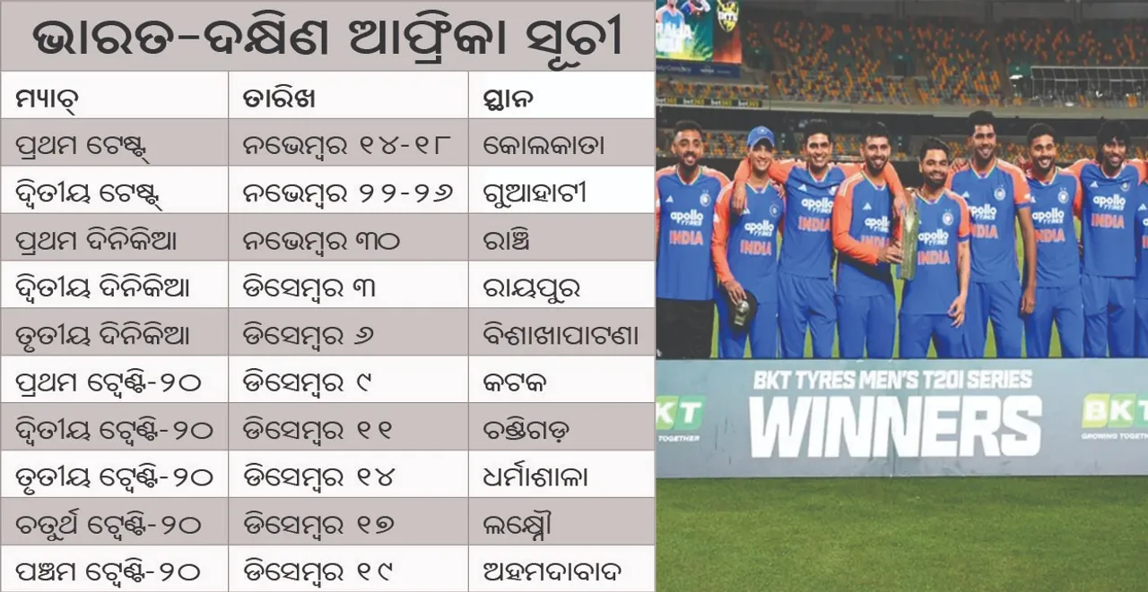  ବ୍ରିସବେନ୍ ଟ୍ବେଣ୍ଟି-୨୦ ବାତିଲ: ଭାରତ ୨-୧ରେ ଶୃଙ୍ଖଳା ବିଜୟୀ